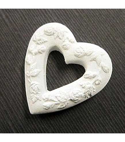 Scatola con gesso profumato a forma di cuore votivo e ricarica 15ml Icy