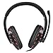 Produktbild Combusters CO-H8311 Gaming Headset schwarz rot - 2x 3,5mm Klinke Klinkenstecker Pc Computer Gamer Spiele Kopfhörer Mikrofon
