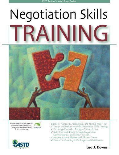 Negotiation Skills Training (ASTD Trainer's WorkShop Series) Negotiation Skills Training (ASTD Trainer's WorkShop Series)