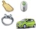 Auto Pearl Premium Quality Car Accessories Combo of Car Wooden Bead Seat Cover 1 pcs. & Full Steel Towing Tow Cable 2000kgs 6mm Heavy Duty 4Mtr. & Godrej Click Car Air Freshner 9 ml - Green For Chevrolet Beat Type-2 RS.1236.00
