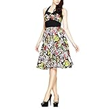 trashiges Kleid im B-Movie-Print-Design von Hell Bunny