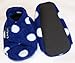 TOZIES Baby Toddler Soft Indoor Play Shoes / Slippers NON SLIP Designed to Stay on (12-18 months) BLUE DOTTY