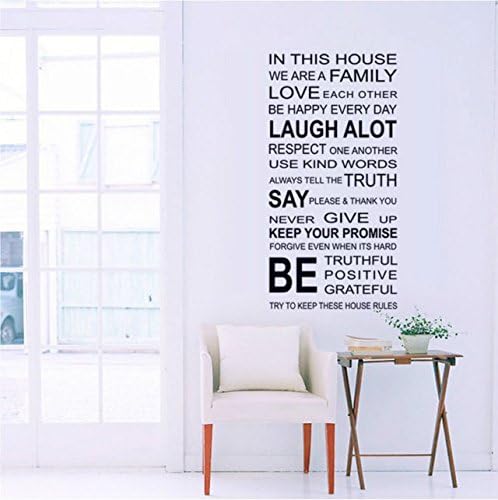 Wall Art Sticker Quote Wall Decal for Living Room,Bedroom sofa background wall stick