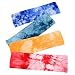 eBoot Tie Dye Headbands Cotton Stretch Headbands Elastic Yoga Hairband for Teens Girls Women Adults, Assorted Colors, 10 Pieces