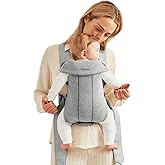 BabyBj&ouml;rn Kanguru Mini 3D Cotton Jersey/Light Grey, Gri
