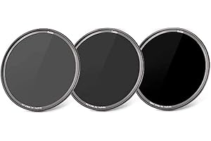 HAIDA Ultra Slim NanoPro MC ND Graufilterset 8X, 64x, 1000x - 77 mm, inkl. Stack Cap Filtercontainer