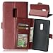 Produktbild Nancen OnePlus Two Lederhülle Neu Style Acht Farbe Weich PU Flip Case Ledertasche / Schutz Etui, Einfach Vintage Kollektion Karten Slot Foto Wallet Hülle Handy Tasche Zubehör