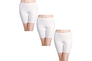 wirarpa Bokserki damskie z wysokim stanem, bawełniane szorty, długa bielizna, rozmiar S-5XL