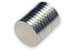 Live-wire-direct 10 x Very Strong Circular Disc Neodymium Neo Magnets 10mm x 1mm Fridge Grade N52