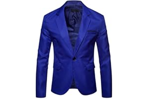 Tomwell Herren Sakko Einfarbig Blazer Slim Fit Männer Blazer Modern Freizeit Leichte Jacket Anzugjacke mit Knöpfen Sakko für Business Frühling und Herbst