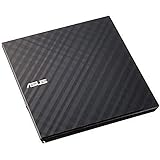 ASUS Lecteur Graveur CD / DVD externe SDRW-08D2S-U LITE Noir – Graveur DVD x8 ultra-compact, M-Disc supporté, compatibilité W