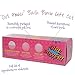 Fizz Bath Bombs 'Girl Power' Lush Bath Bomb Gift Set Includes 3 Supersized Fun, Fruity and Sparkly Bombs That Fizz for Longer and Let Girls Enjoy a Fun Pamper Session