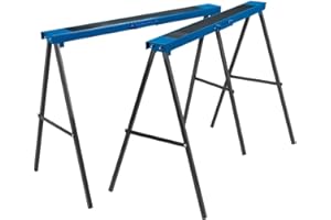 Draper Caballetes plegables 52072, 1000 mm x 800 mm, par, color azul