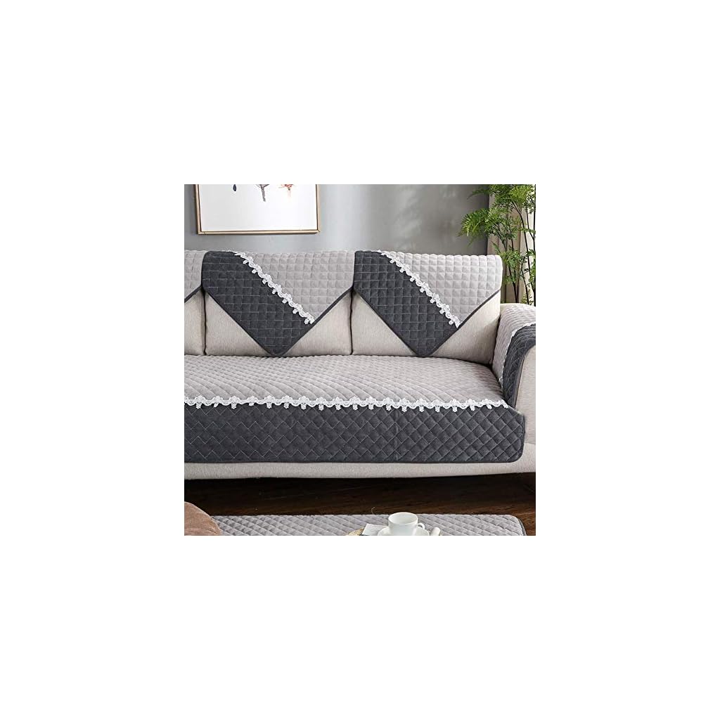 SIMPLE LOVE Couch-Abdeckung Schnittsofabezüge Velvet Sofa Slipcover