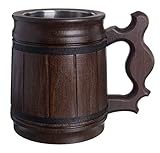 Todos los entusiastas de la cerveza junto con los fanáticos del fútbol o el fútbol; novelas medievales de fantasía y juegos de rol; ¡o simplemente los amantes de las tazas de madera de roble con estilo renacentistas y cuidadosamente hechas a mano definitivamente adorarán tales regalos! Las tazas de madera son un regalo perfecto para los novios y los padrinos de boda.