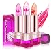 CINEEN Jelly Lipstick Professional Long Lasting Moisturizing Crystal Colour Changing Lip Balm Mask Gloss 3PCS/Set