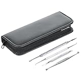 Purovi® - Blackhead Remover | Remover Tool Set Comedon Squeezer made of stainless steel (4pcs) Acne Remover Kit