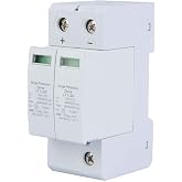 Tyenaza Photovoltaic Surge Protector DC 1000V 40KA, Solar Peak Suppressor LT1-40 2P, DIN Rail Mount 35 mm for Solar Photovolt