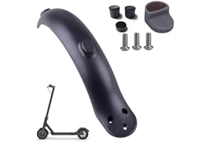 SUNJULY Garde-Boue Arrière Xiaomi, 1PCS Convient aux Scooters Xiaomi M365 Scooter électrique Fender Scooter Pièces de Rechange Accessoires avec Crochet -Noir
