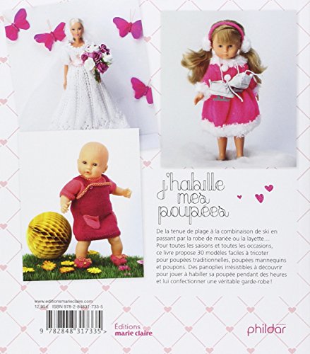 Book's Cover of J'habille mes poupées