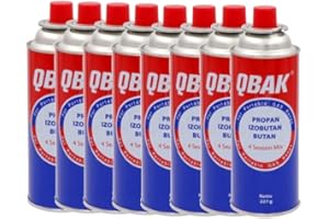 ALJOIR Cartucho Recambio de Gas Portable Gas Butano para Cocina Portátil, Hornillo, Soplete Soldador, Camping Gas B-250 227gr