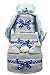 New Blue 3 tier Teddy Comfort Blanket Nappy cake - baby boy maternity shower gift / present