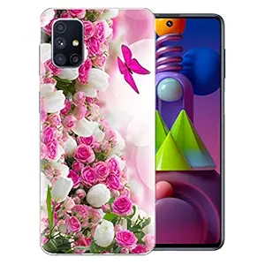 Fashionury Silicone Soft Designer Printed Back Cover for Samsung Galaxy M51 / Samsung M51 -P050