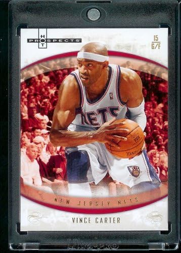 2007-08 Fleer Hot Prospects # 9 Vince Carter New Jersey Nets Basketball Card