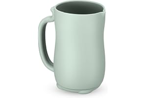 BlueEour Silicone Bath Jug for Baby Washing - 700ML Rinse Cup with Easy-Grip Handle, Soft Rim Shampoo Rinser, Baby Bath Rinse Cup