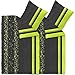 Produktbild CelinaTex 4tlg Winter Bettwäsche 155x220 Microfaser Fleece Bettbezug mit 80x80 Kissenbezug Style Bettgarnitur Cosima Muster gestreift grün grau schwarz 0003863