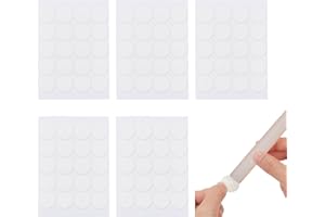 NICENEEDED 100 Pieza Portavelas Cónico, Portavelas Adhesivo para Velas, Insertos de Vela Cónicos para Candelabro Pequeño con Puntos Adhesivos