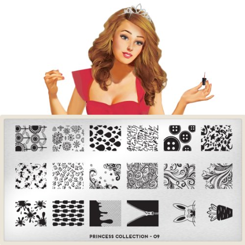 MoYou-London Nail Art Image Plate Princess Collection - 09