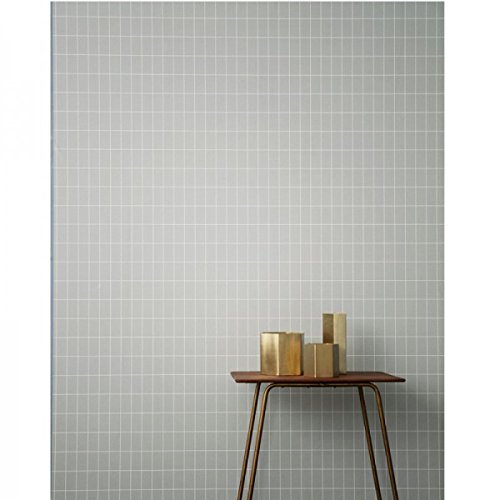 Preisvergleich Produktbild Grid Wallpaper - Dusty Green
