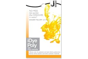 Tinte para tela Jacquard iDye Poly - Amarillo dorado - 14 gramos
