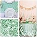 Produktbild trlyc 127 x 127 cm Shimmer Pailletten Süßer Tischdecke Overlay für Hochzeit und Party Custom Farben sind erhältlich, Sonstige, mint, 50"*50" sequin tablecloth