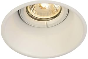 SLV LED Einbau-Strahler HORN-T, rund, schwenkbar | Dimmbare Deckenleuchten, Beleuchtung innen | LED Spots, Fluter, Deckenstrahler, Decken-Lampen, Einbau-Leuchten | einflammig, GU10 QPAR51