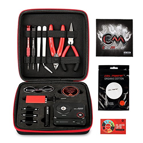 Coil Master DIY Kit V3 Werkzeug-Set mit neuesten Coil Jig (V4)/521 Tab Mini Ohm