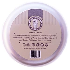 Beard Balm British Gentleman 100% Natural & Organic by Sweyn Forkbeard - A Beard Softener and Deep Conditioner For Men… - Image 3