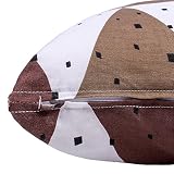 LULANDO SleepSide Seitenschläferkissen Schwangerschaftskissen Lagerungskissen Körperkissen (120×40 cm oder 145×40 cm). Weiches und bequemes Kissen zum Schlafen und Ausruhen., Farbe:Triangles – Cotton, Größe:145 x 40 cm - 7