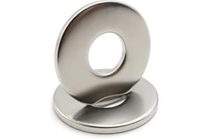 Rondelles métal INOX : M8 x 22 mm - ép. 1,5mm | Rondelle plate M8x22 mm | Acier inoxydable A2 (V2A / AISI 304) norme NFE 25514 L | Pour Vis, Écrous, Boulons : LOT DE 10 Pcs - ProRaje