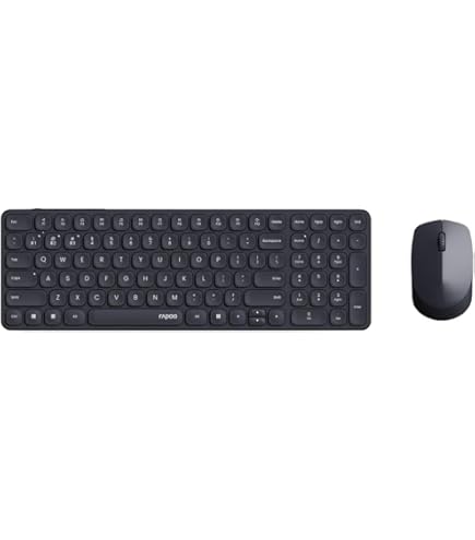BlueBuilt Draadloos USB QWERTY Toetsenbord Draadloze Ergonomische Muis