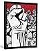 Produktbild JP London fcnv0044 Cartoon Fists Protest Fight the Power gerahmtes Wandbild Decor, 67 x 51,7 x 3,2 cm