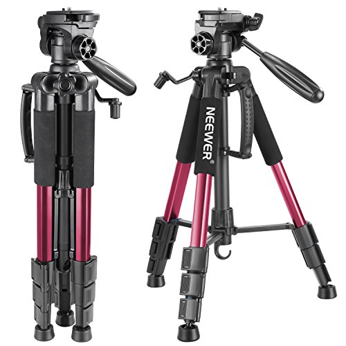 Neewer Tragbare 56 Zoll / 142 cm Aluminium Kamera-Stativ mit 3-Wege-Schwenker Neigungs Kopf, Tragetasche fr Canon Nikon Sony DSLR-Kamera, DV Video-Camcorder kann von bis zu 8,8 Pfund / 4 kg laden (rot) Neewer Tragbare 56 Zoll / 142 cm Aluminium Kamera-Stativ mit 3-Wege-Schwenker Neigungs Kopf, Tragetasche fr Canon Nikon Sony DSLR-Kamera, DV Video-Camcorder kann von bis zu 8,8 Pfund / 4 kg laden (rot)