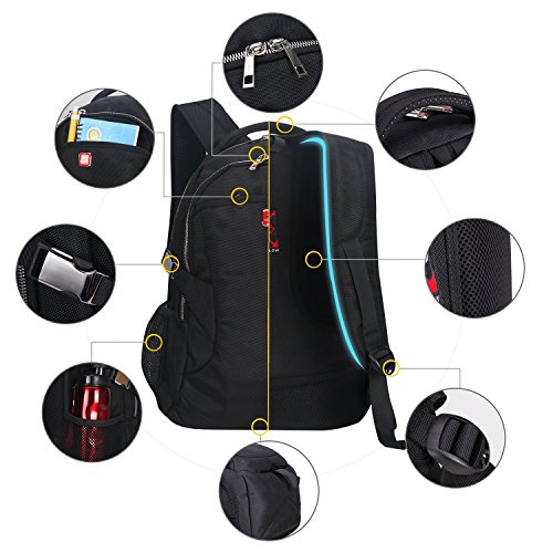 Winkee BB4345MBK 15.6inch Laptoptasche Laptop Rucksack - 4