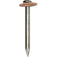 Kopp 345300087 Stegleitungsnägel mit Pappscheibe, 100 Stück, 23 mm