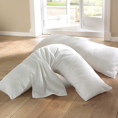 Maternity Orthopedic Pack Of 1 V - Support pillow + 1 4 Foot 6" Long Bolster Pillow