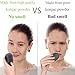 GreenTouch All Natural Konjac Facial & Body Sponge with Activated Bamboo Charcoal | Remove the Oily & Exfoliating | Oval-shaped Deep Cleansing | Plant Fiber 100% Biodegradable | Black