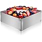 MeiGuiSha Rechteckiger Tortenring, flexibel verstellbar Rechteckiger Kuchenring，einstellbar von 15 * 15 * 5 cm bis 28…
