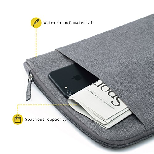 CAISON Notebook Laptop Sleeve Case H  lle Tasche f  r 12  MacBook 10 6  SAMSUNG Galaxy Book 10 1  ACER Aspire Switch 10 10 1  ASUS T100CHI T102HA 10 1