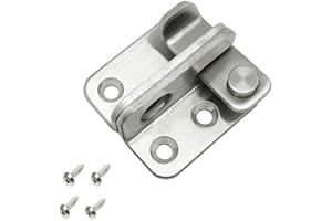 YUEQIN YUE QIN Moraillon Porte Cadenas Petite Antivol Loquet,Acier Inoxydable Cadenas Verrou à Bascule Verrous de Porte de sécurité,Ouvrir à droite